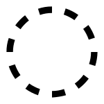 Circle Dash SVG Icon